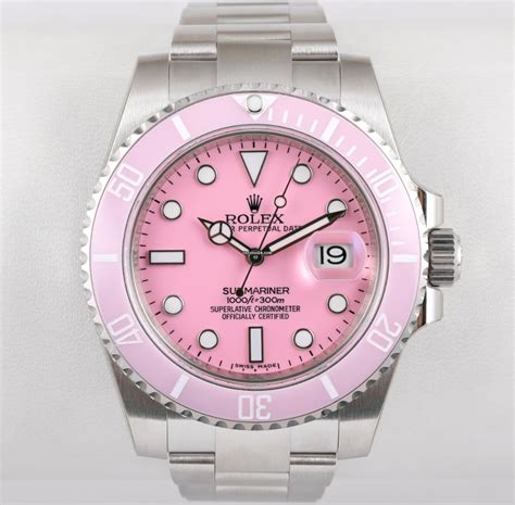 pink rolex submariner.